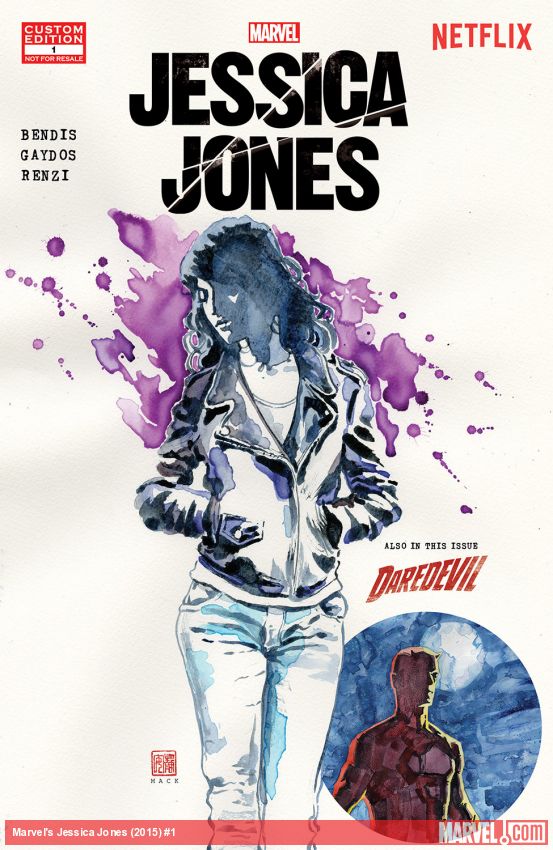 CUSTOM NETFLIX JESSICA JONES NYCC COMIC (2015) #1