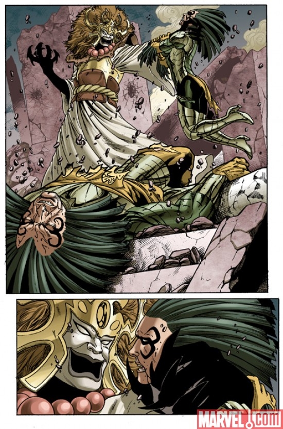 Preview art for ASSAULT ON NEW OLYMPUS #1 by Rodney Buchemi.