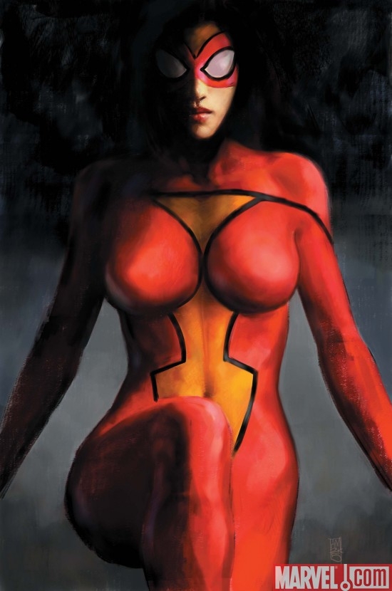 SPIDER-WOMAN #1 Maleev Cover