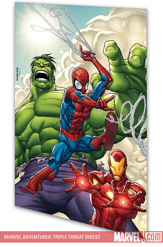 MARVEL ADVENTURES SPIDER-MAN, HULK & IRON MAN: TRIPLE THREAT (Digest)