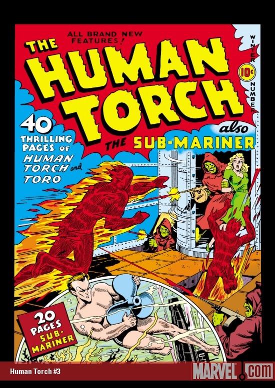 HUMAN TORCH #3 COVER