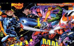Onslaught: Marvel Universe #1 cover by Adam Kubert