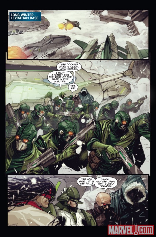 SECRET WARRIORS #15 preview art by Stefano Caselli