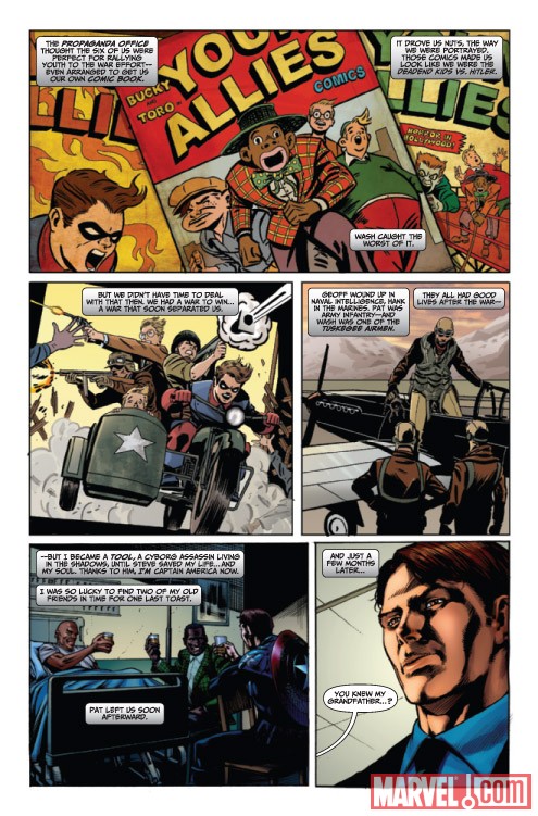 CAPTAIN AMERICA: FOREVER ALLIES #1 preview art by Nick Dragotta and Marco Santucci