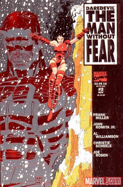 DAREDEVIL: THE MAN WITHOUT FEAR #2 cover by John Romita Jr.