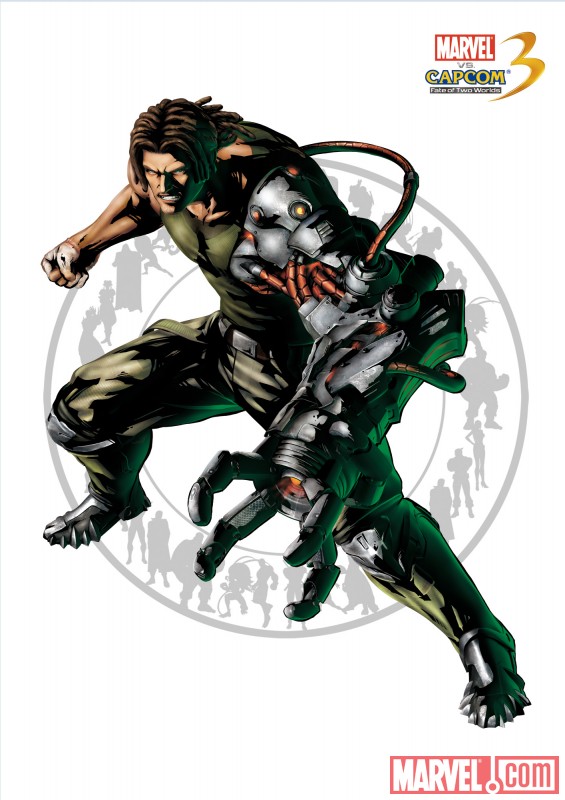Nathan Spencer character art from "Marvel vs. Capcom 3"