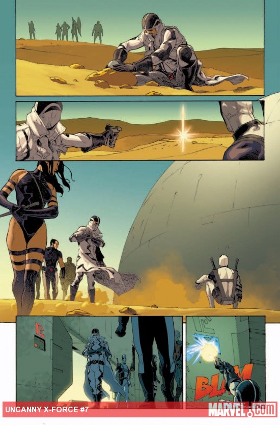 Uncanny X-Force #7 preview art by Esad Ribic