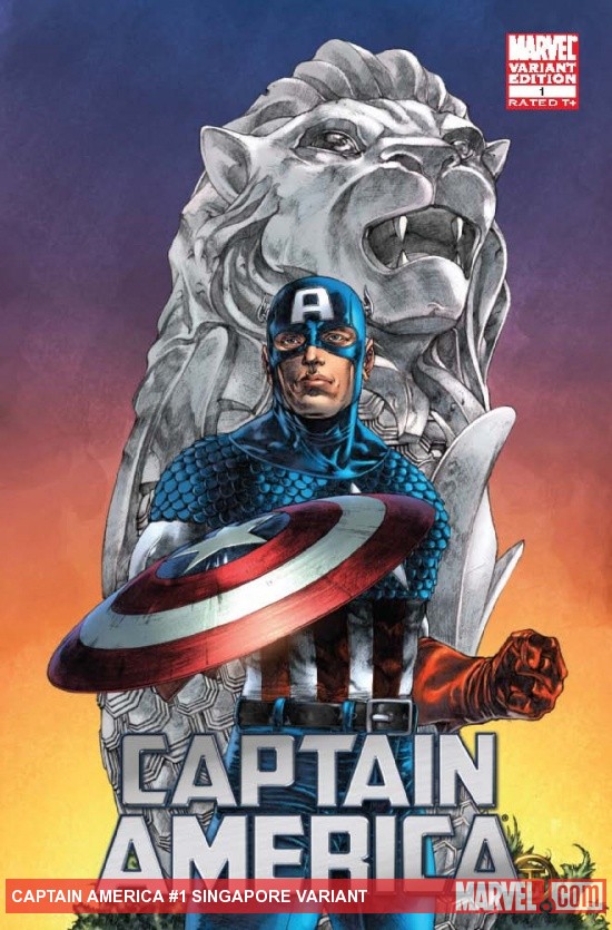 Captain America (2011) #1 Singapore Variant