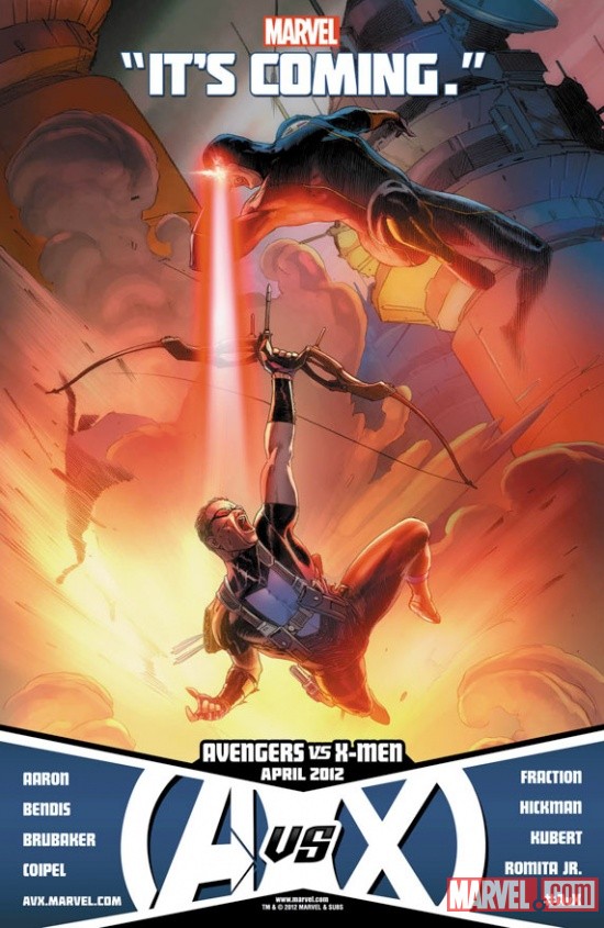Avengers Vs. X-Men teaser by Esad Ribic