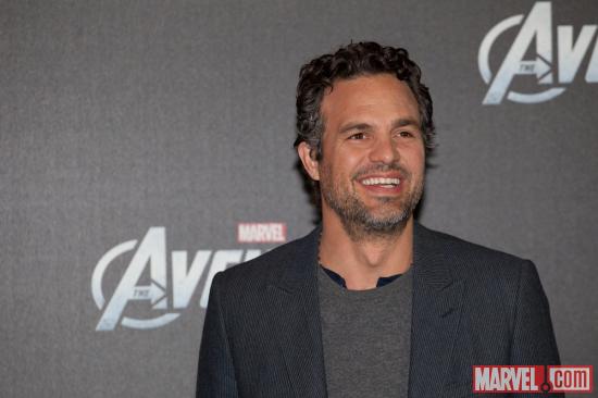 Mark Ruffalo (Hulk) at the premiere of Marvel's The Avengers in Berlin