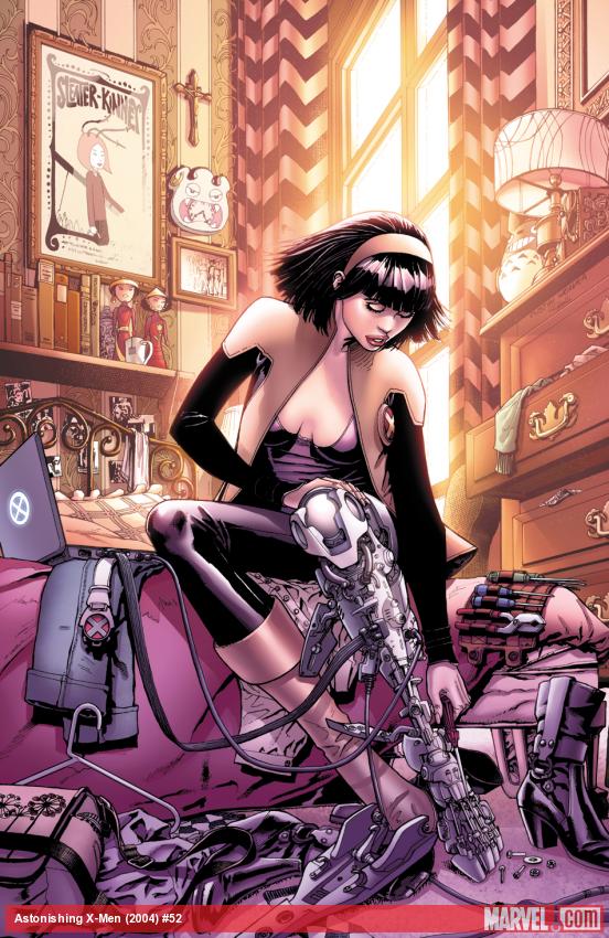 Astonishing X-Men #52 cover by Dustin Weaver