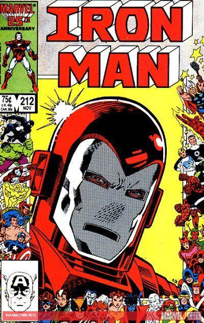 Iron Man #212 cover