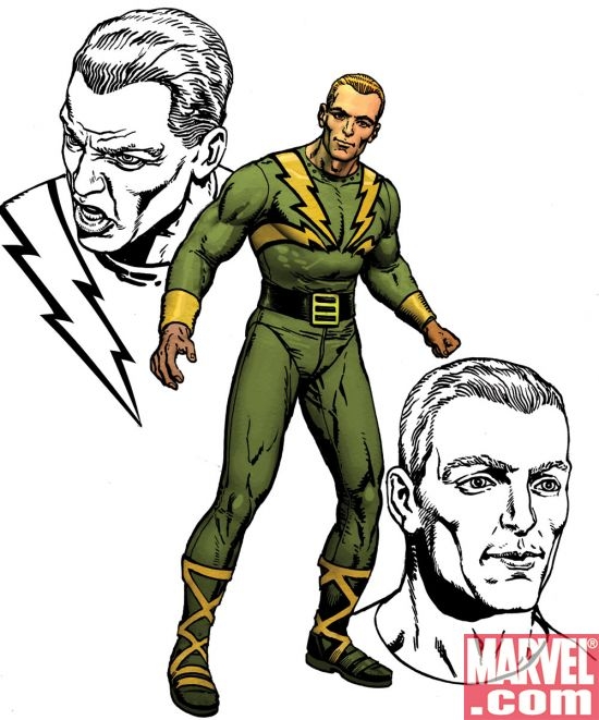 Dynamic Man design art by Chris Weston