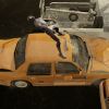 Spider-Man Reins In A Taxi Cab