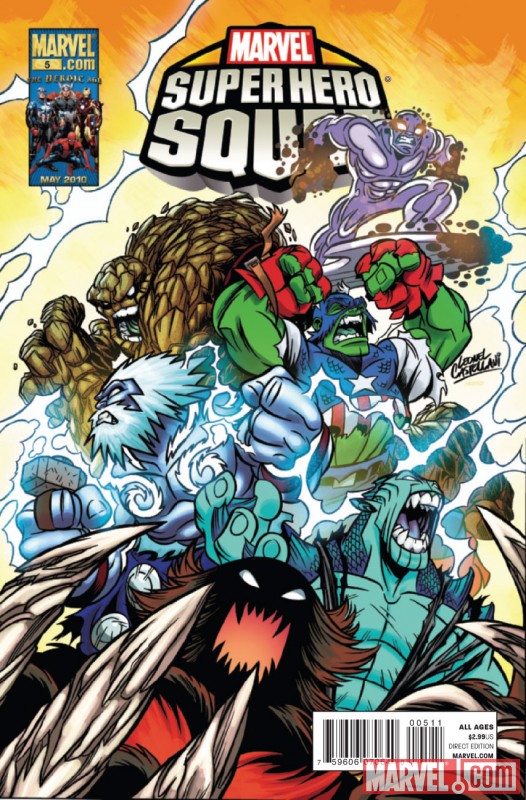 SUPER HERO SQUAD #5 Cover by Leonel Castellani