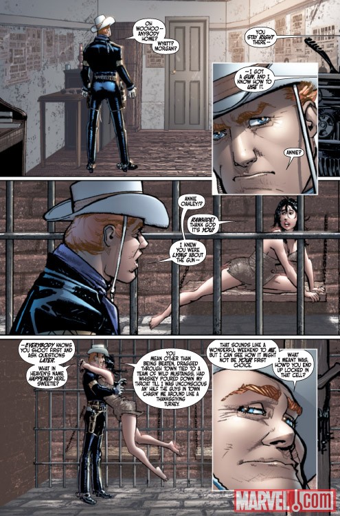 THE RAWHIDE KID #1 preview art by Howard Chaykin
