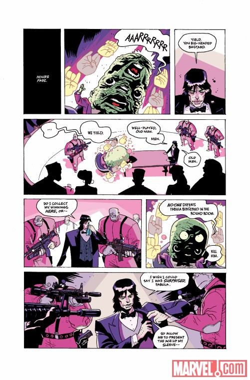 CASANOVA #1 preview art by Gabriel Ba