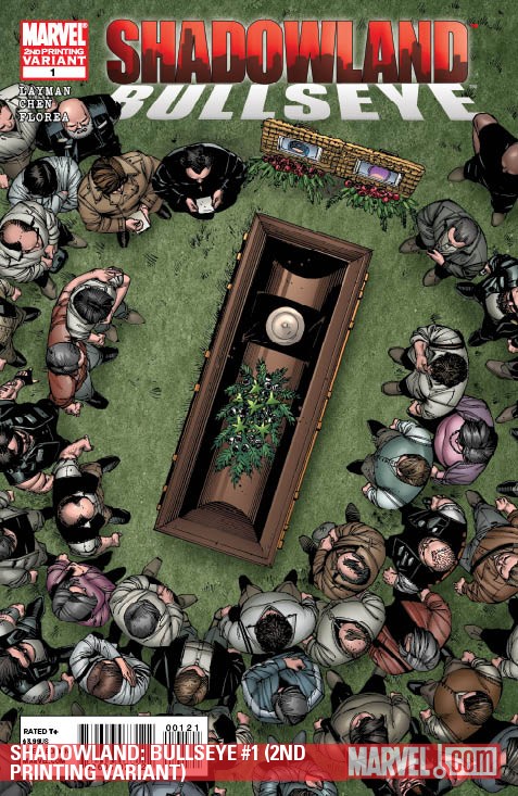 SHADOWLAND: BULLSEYE 1 (2010) #1 (2ND PRINTING VARIANT)