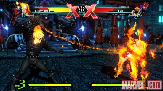 Ghost Rider in Ultimate Marvel vs Capcom 3 by Capcom