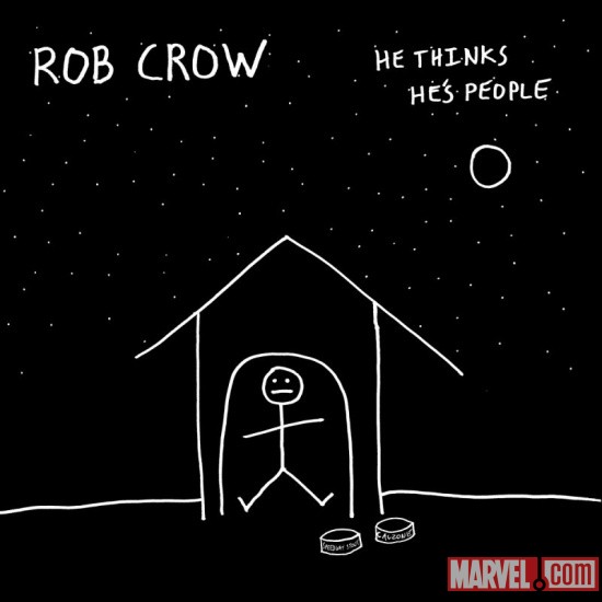 Rob Crow - 'He Thinks He's People' cover art