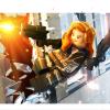 Black Widow character render from LEGO Marvel Super Heroes