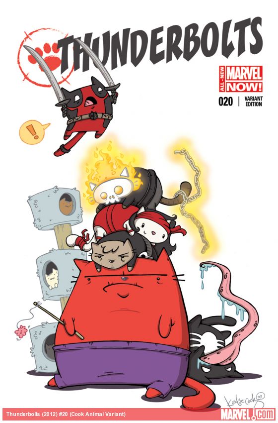 Thunderbolts (2012) #20 (Cook Animal Variant)