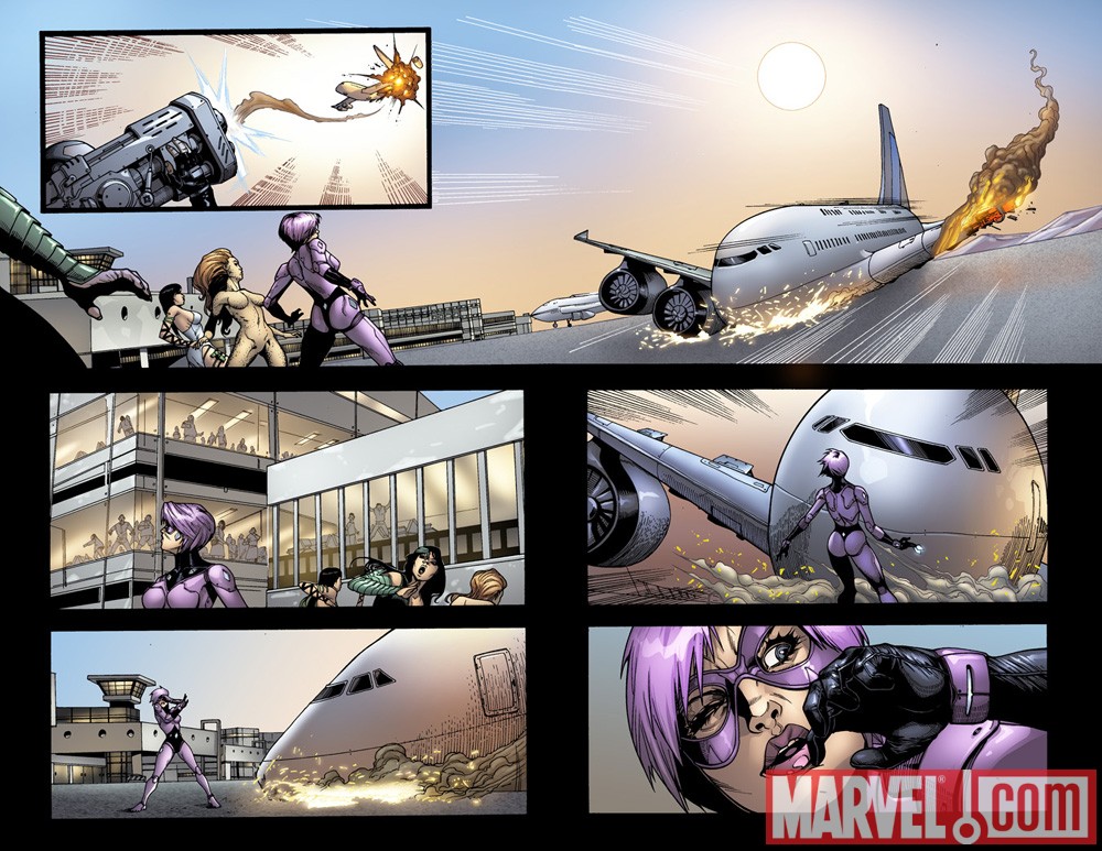 AVENGERS: THE INITIATIVE #29 preview art by Rafa Sandoval