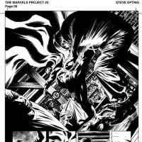 THE MARVELS PROJECT #3 black and white preview art by Steve Epting