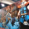 The back of the Marvel booth