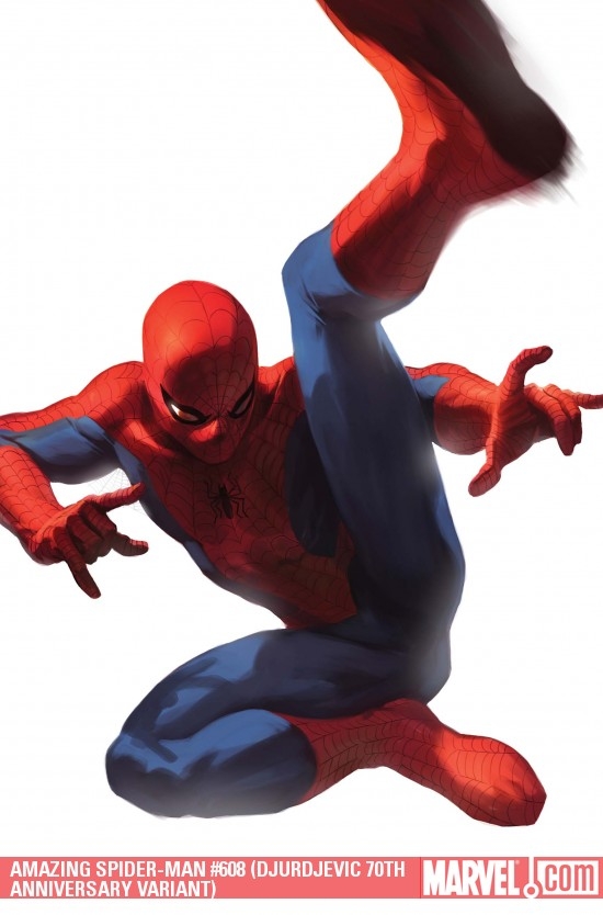 AMAZING SPIDER-MAN #608 (DJURDJEVIC 70TH ANNIVERSARY VARIANT)