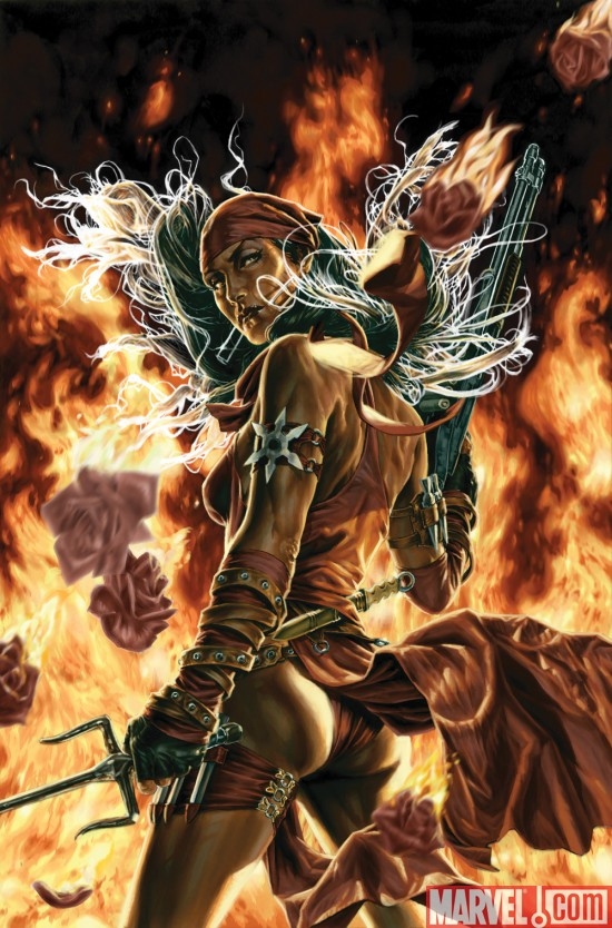 DARK REIGN: ELEKTRA #1 cover by Lee Bermejo