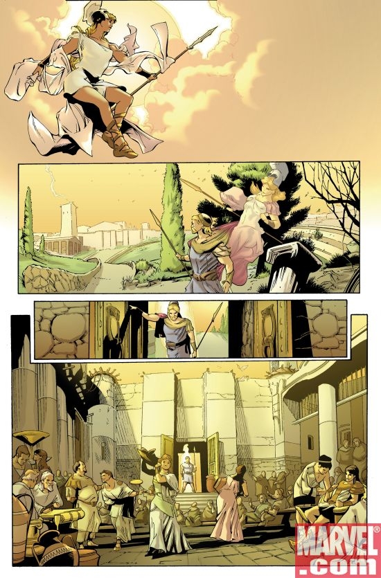 MARVEL ILLUSTRATED:THE ODYSSEY #1 Interior Art