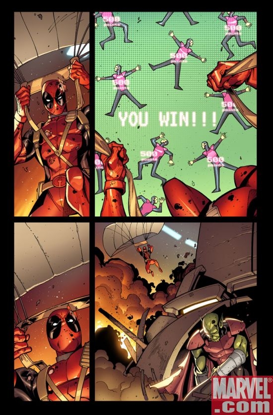 DEADPOOL #1 preview art by Paco Medina