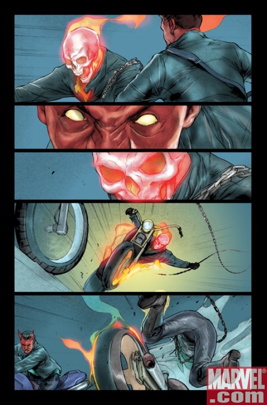 Ghost Rider Annual #1 Interior Art