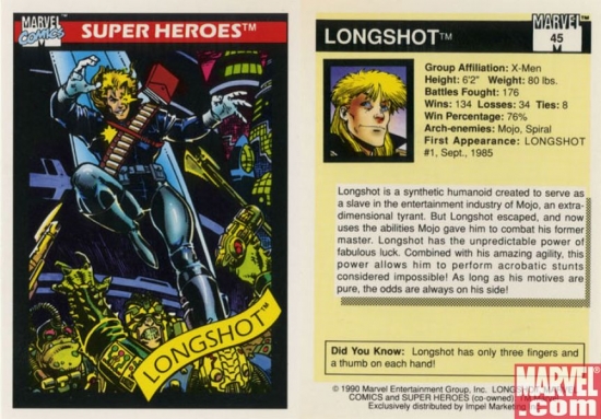 Longshot, Card #45