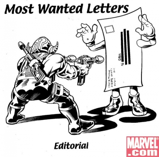 Letters Page header to Jack Kirby's GBH