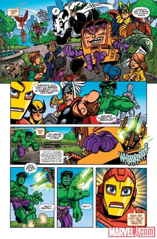 SUPER HERO SQUAD #5 Art by Leonel Castellani