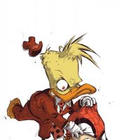 SPIDER-MAN: BACK IN QUACK #1 cover art by Skottie Young