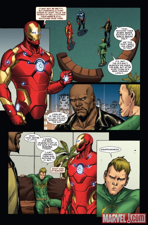 SHADOWLAND #1 preview art by Billy Tan