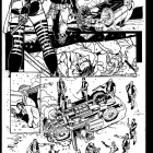 Six Guns #1 preview inks by Davide Gianfelice