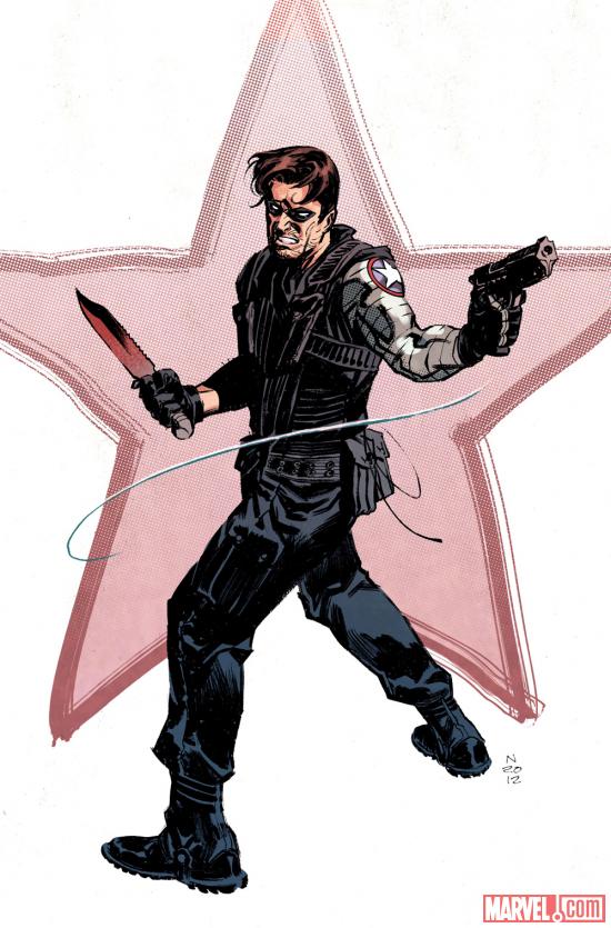 Winter Soldier #15 variant cover by Nic Klein