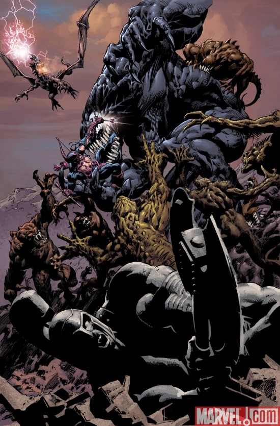 DARK AVENGERS #4 preview art by Mike Deodato