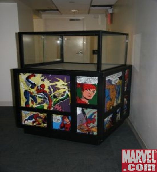 Marvel Mania Restaurant Display Case
