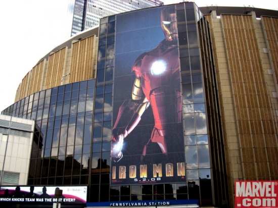 Iron Man guards MSG