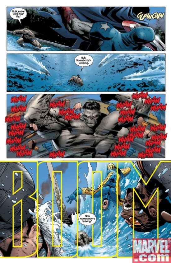 ULTIMATE POWER #9 Interior Art by Greg Land