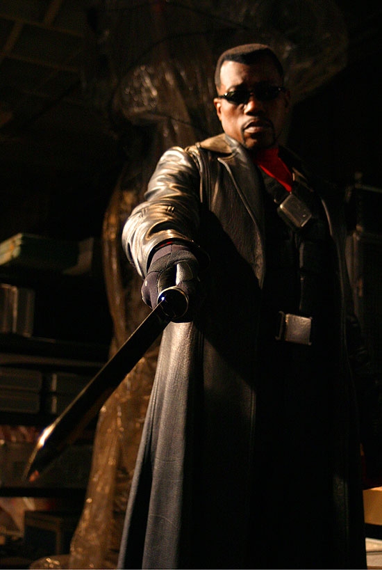 Blade posed with sword