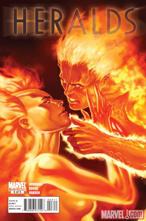 Heralds #3 cover by Jelena Kevic-Djurdjevic