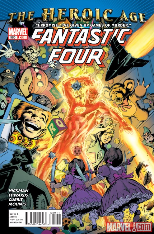 FANTASTIC FOUR #580 cover by Alan Davis