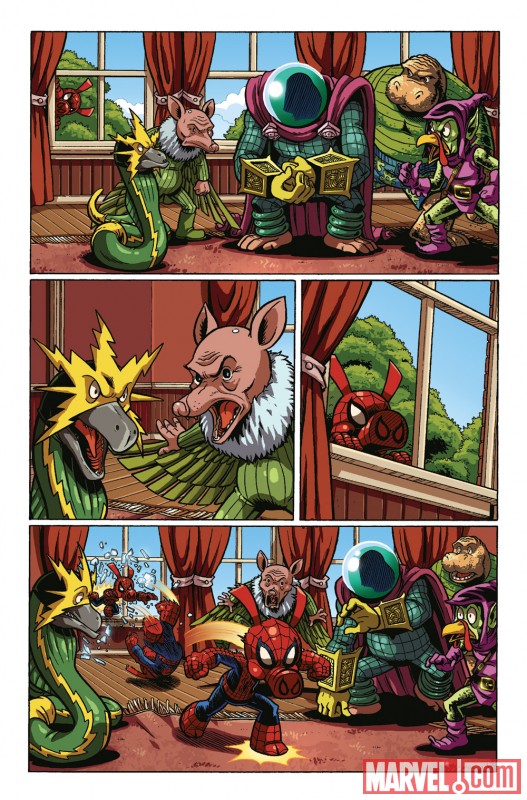 SPIDER-HAM 25TH ANNIVERSARY preview art by Jacob Chabot 5