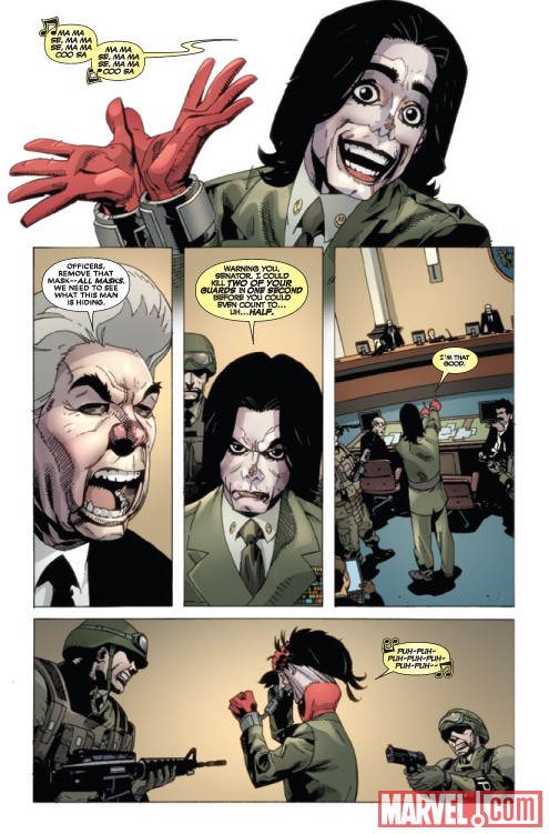 DEADPOOL: WADE WILSON'S WAR #2 preview art by Jason Pearson